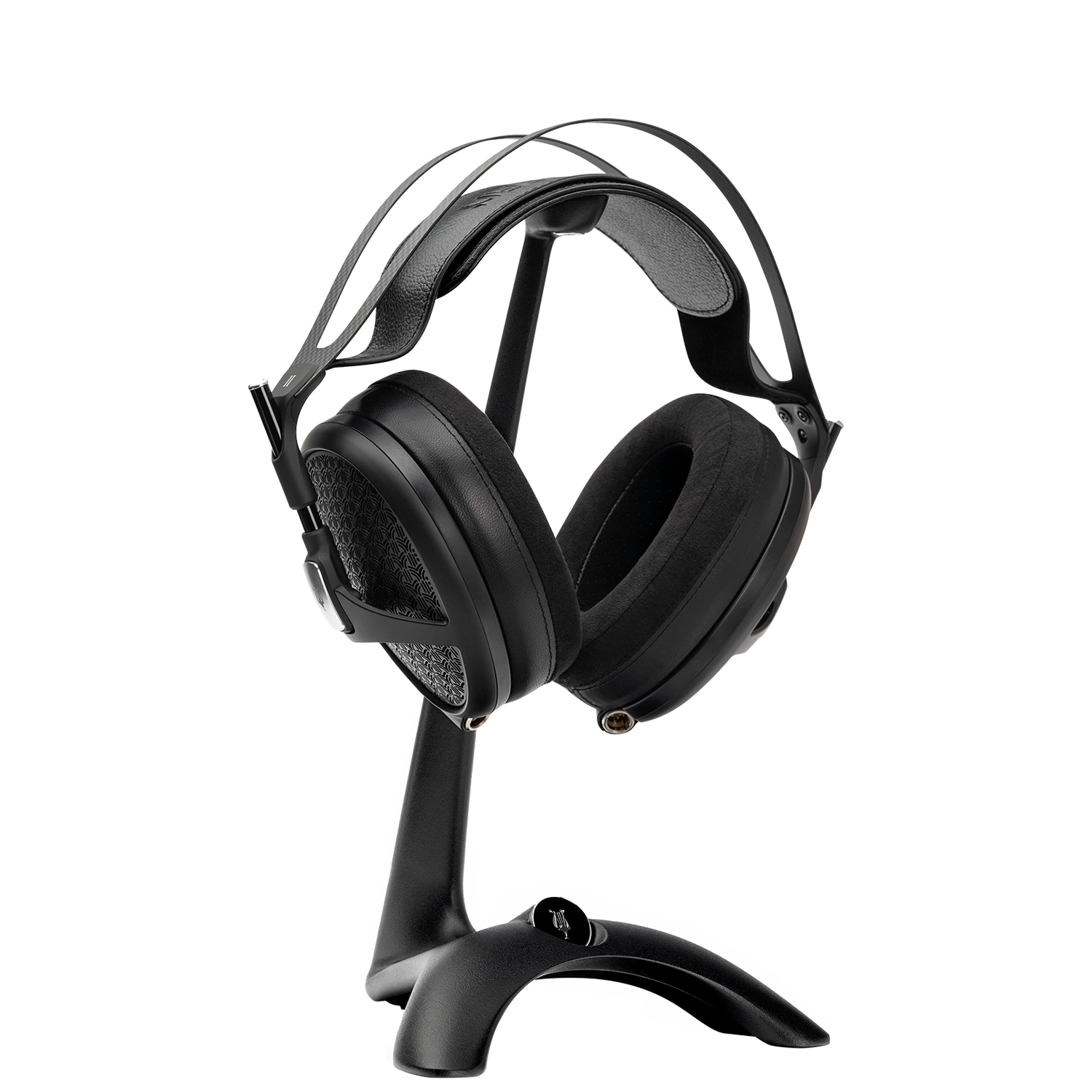 Meze Audio headphone stand premium built Manta black with Empyrean II