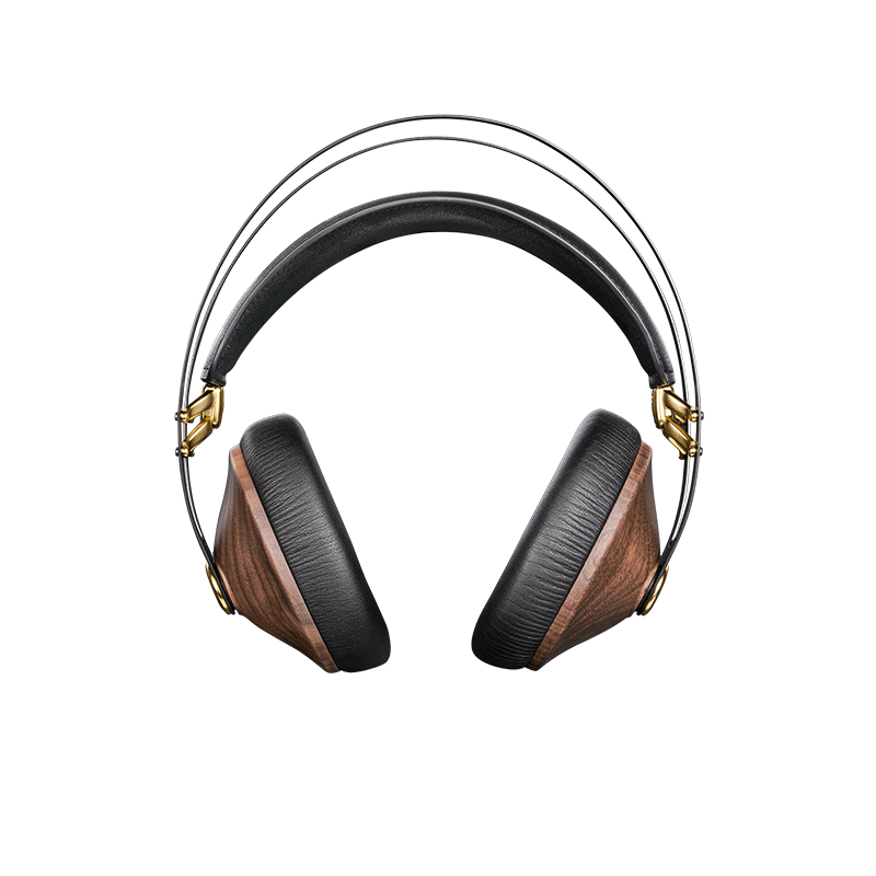 Meze Audio 99 Classics Walnut Gold front view