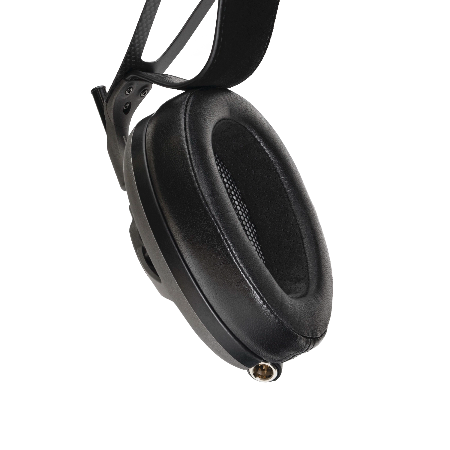 Meze Audio Elite open-back best audiophile premium headphone hybrid Alcantara and leather earpads