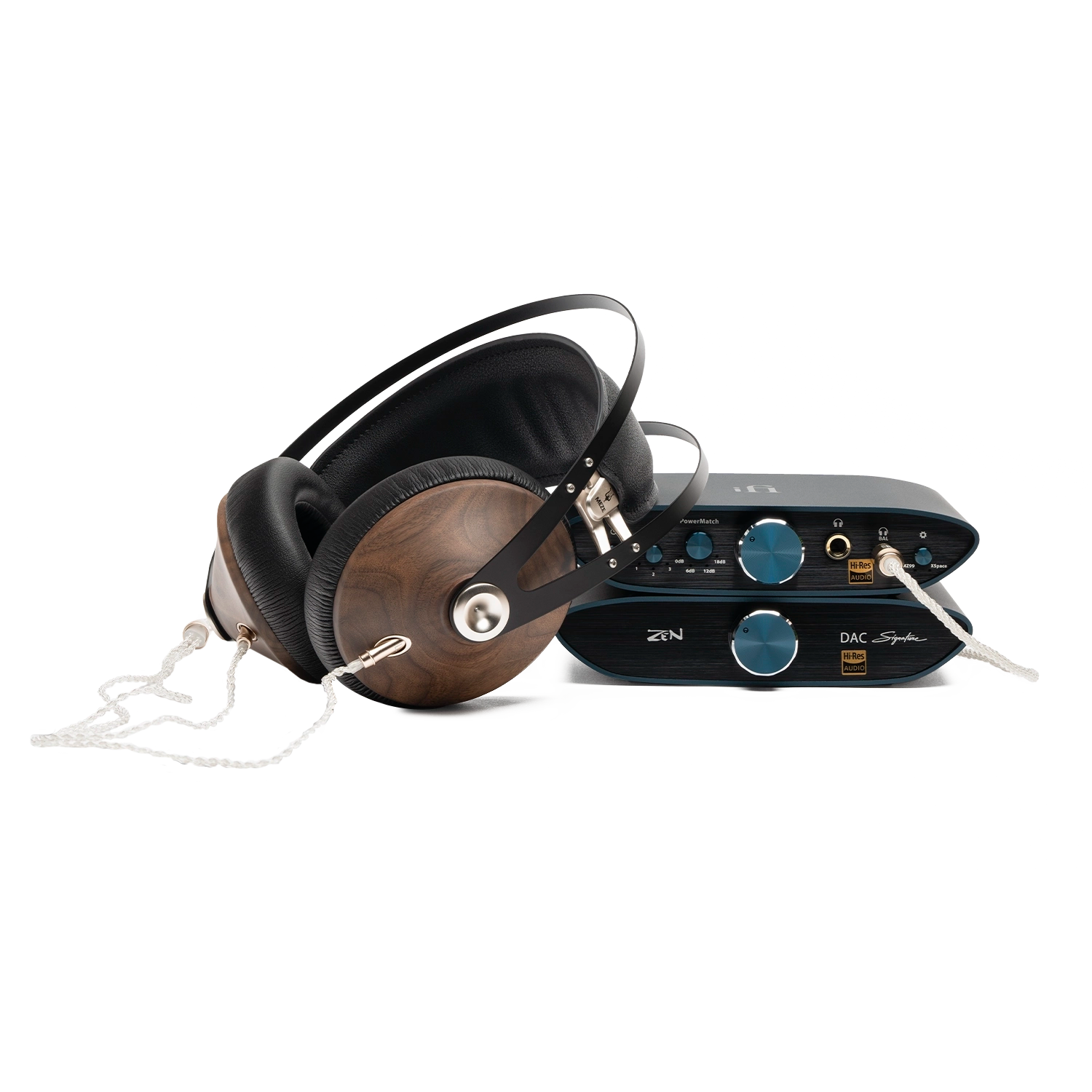 Meze Audio iFi complete setup transparent photo