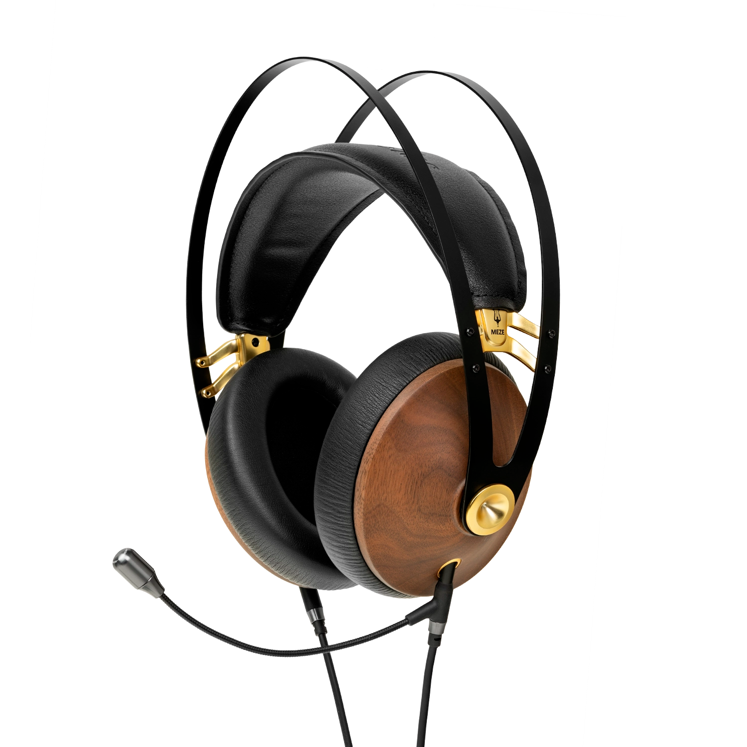 Meze Audio 99 Classics closed-back dynamic driver audiophile gaming headset close-up