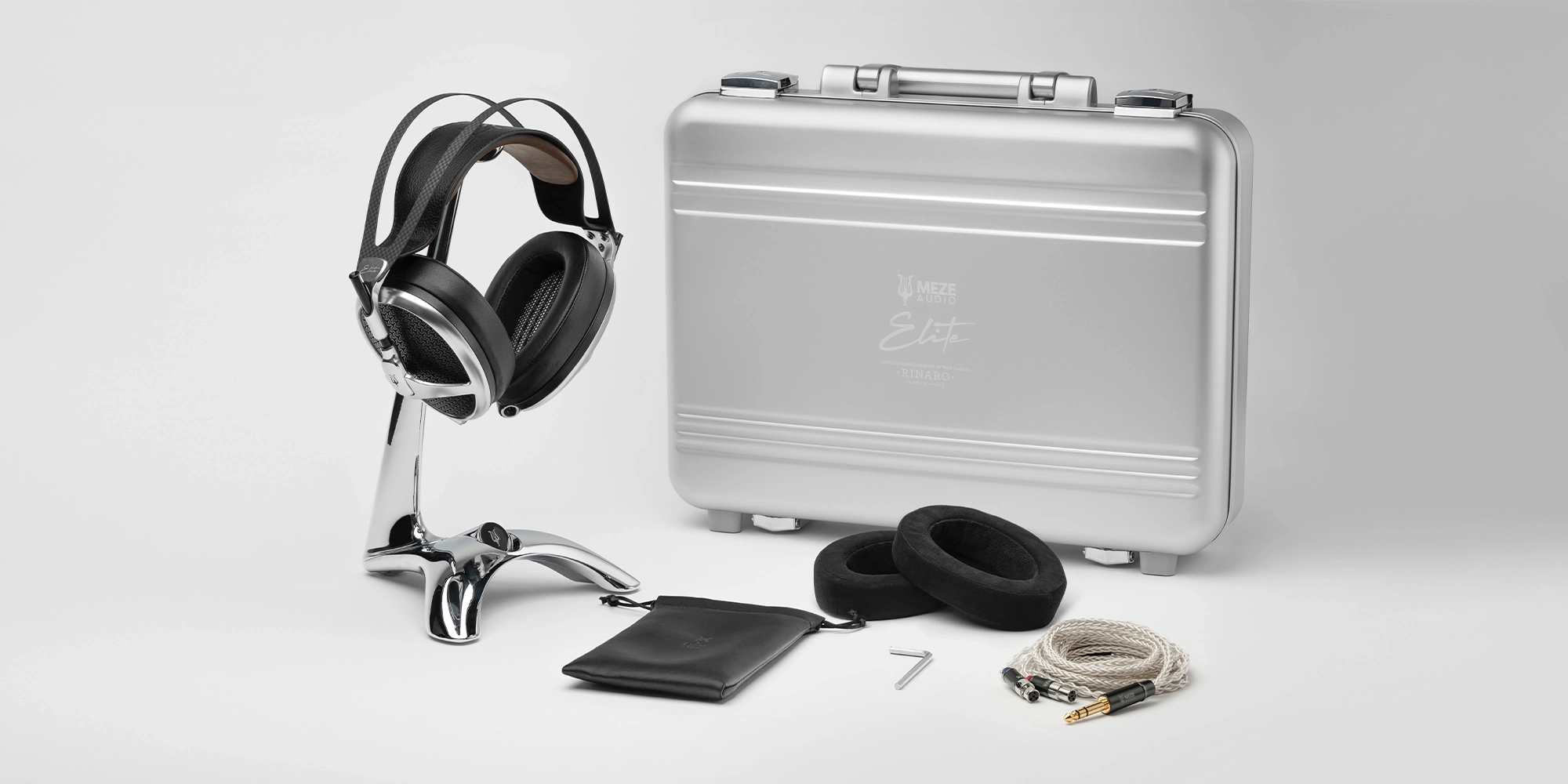 Meze Audio Elite Aluminium best open-back audiophile premium headphones winter bundle