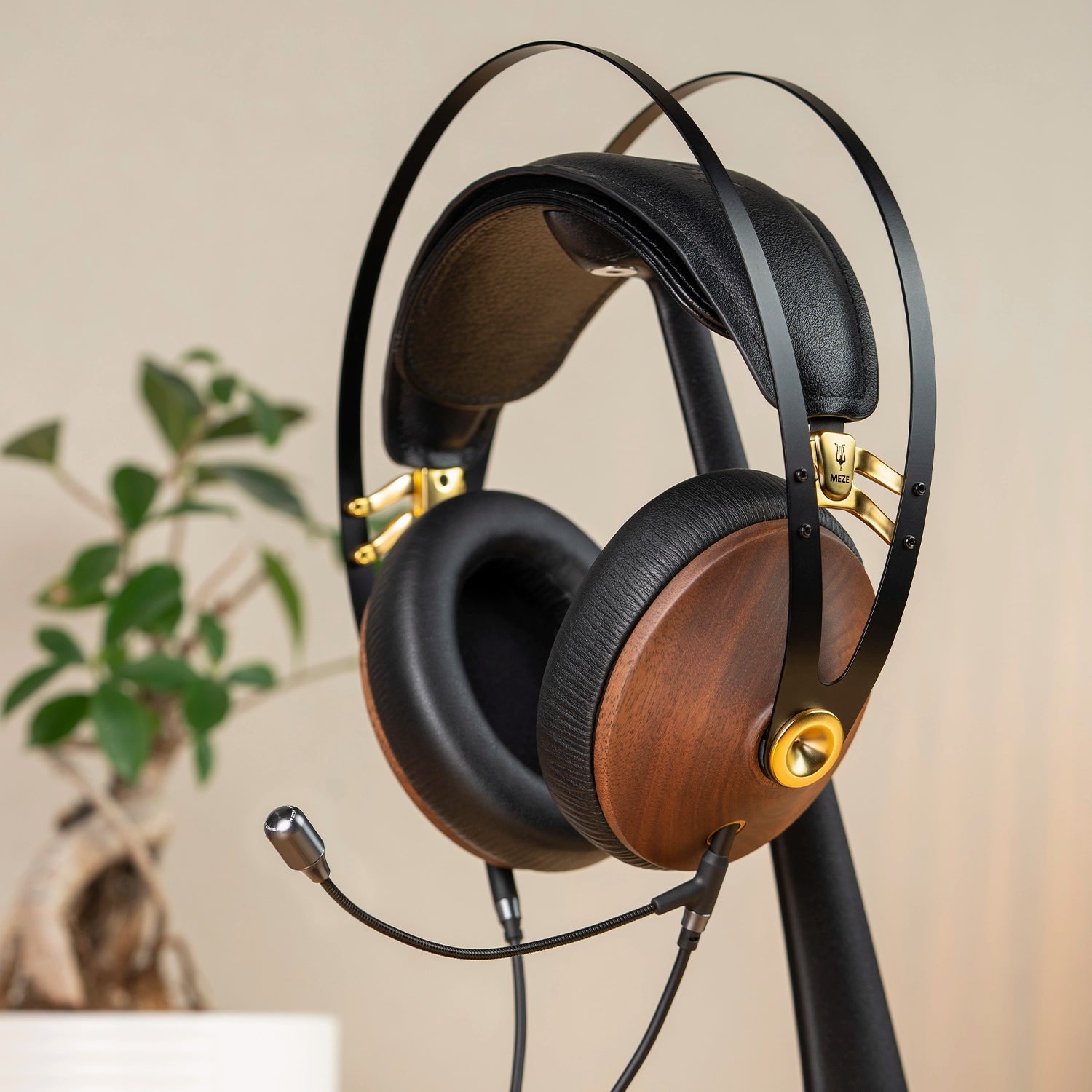 99 CLASSICS HEADSET WALNUT GOLD