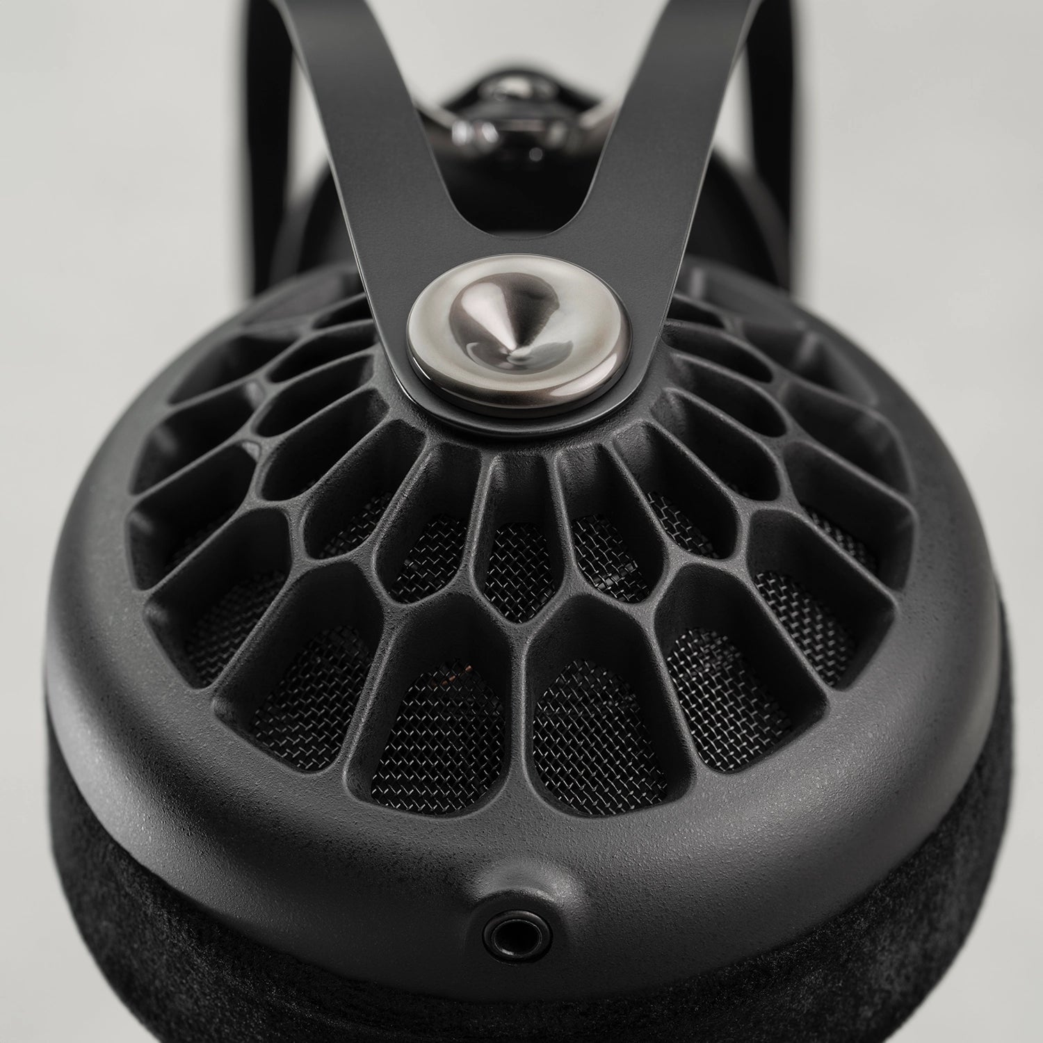 Meze Audio 105 AER best open back high fidelity audiophile premium headphones lateral view from below