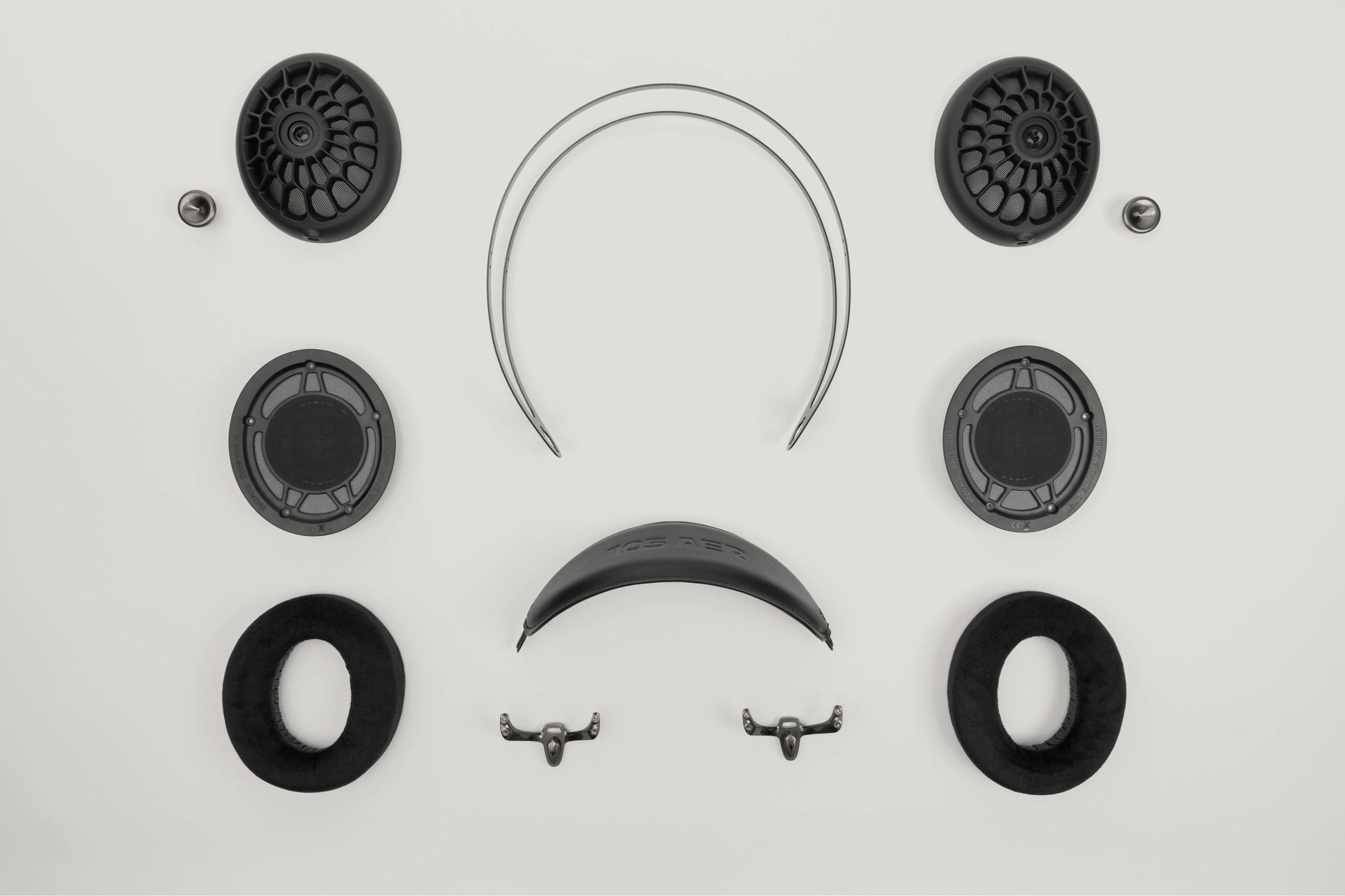 Meze Audio 105 AER premium headphones open-back dynamic driver components