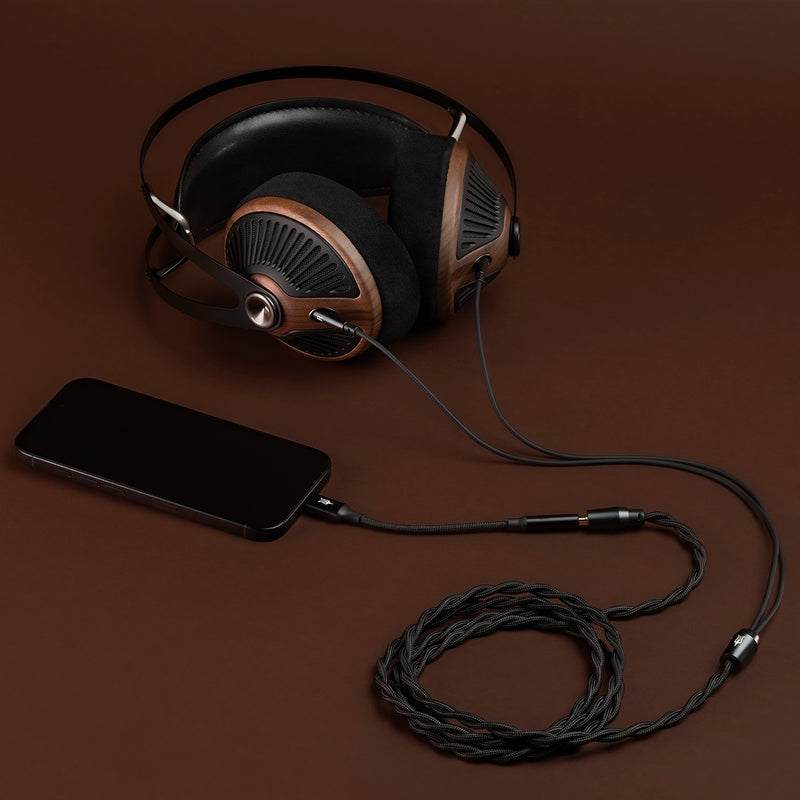 Meze Audio 105 SILVA accessories OFC cable USB-C DAC adapter